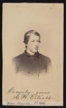 Portrait of Henry Wood Elliott (1846-1930), 1865. Creator: Henry Ulke