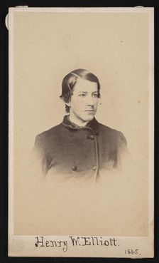 Portrait of Henry Wood Elliott (1846-1930), 1865. Creator: Henry Ulke