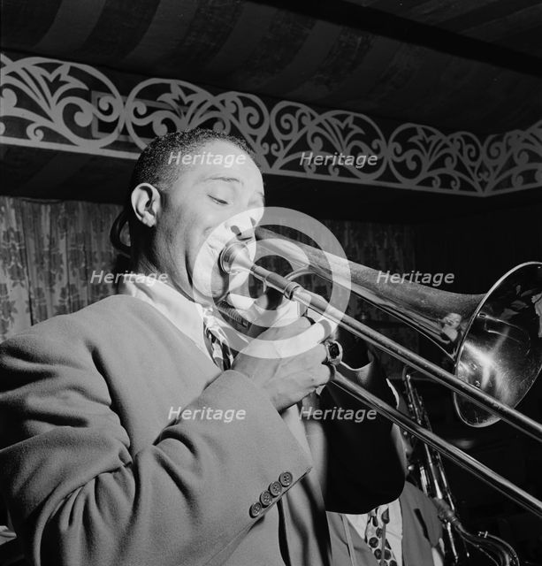 Portrait of Henry Wells, Aquarium, New York, N.Y., ca. Jan. 1947. Creator: William Paul Gottlieb.