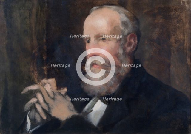 Portrait of Henry William Banks Davis, R.A., 1904. Creator: Lawrence Alma-Tadema.