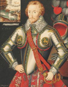 Portrait of Henry Windsor, 5th Baron Windsor (1562-1605), 1817. Creator: Harding, George Perfect (1781-1853)