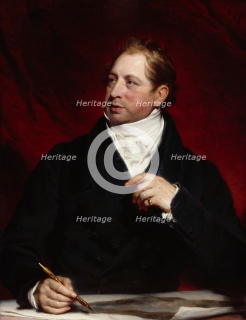 Portrait of Henry Thomson, R.A., before 1828. Creator: Sir Martin Archer Shee.