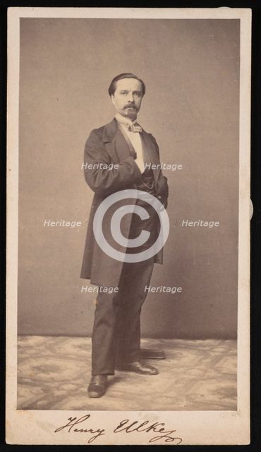 Portrait of Henry Ulke (1821-1910), Circa 1860s/1870s. Creator: Unknown.