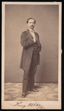 Portrait of Henry Ulke (1821-1910), Circa 1860s/1870s. Creator: Unknown