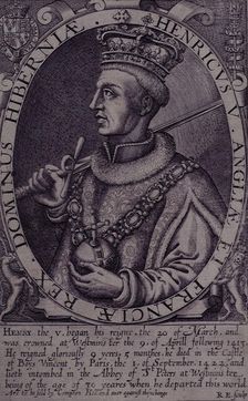 Portrait of Henry V, 1618. Creator: Renold Elstrack