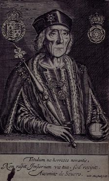 Portrait of Henry VII, 1638. Creator: William Marshall