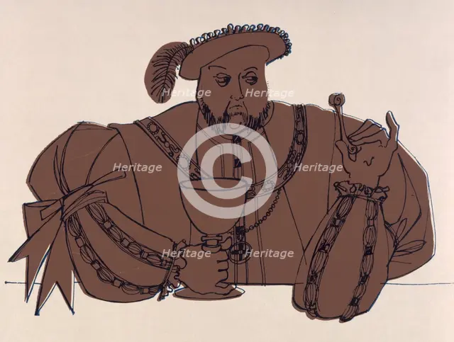 Portrait of Henry VIII, c1520 (1966). Creator: Paulette Riches.