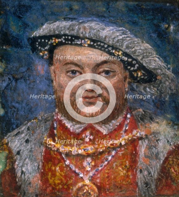 Portrait of Henry VIII, c1522-c1536 Creator: Unknown.
