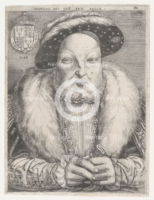 Portrait of Henry VIII, ca. 1547. Creator: Cornelis Massys.