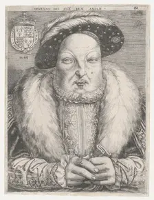 Portrait of Henry VIII, ca. 1547. Creator: Cornelis Massys