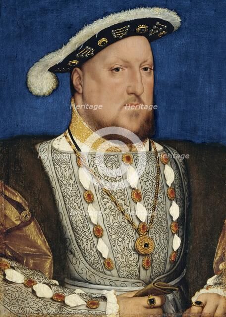 Portrait of Henry VIII of England, 1537. Creators: King Henry VIII, Hans Holbein the Younger.