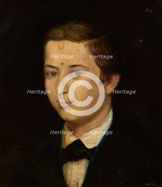 Portrait of Henryk Poller, 1853. Creator: Andrzej Bronislaw Grabowski.