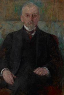Portrait of Henryk Sienkiewicz, 1913. Creator: Olga Boznanska