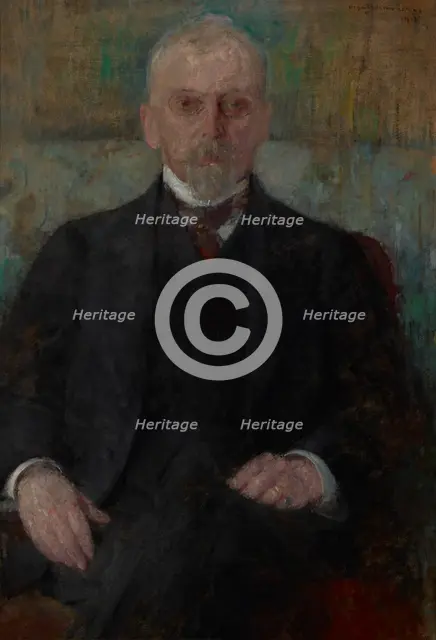 Portrait of Henryk Sienkiewicz, 1913. Creator: Olga Boznanska.