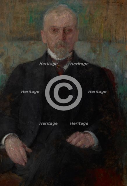Portrait of Henryk Sienkiewicz, 1913. Creator: Olga Boznanska.