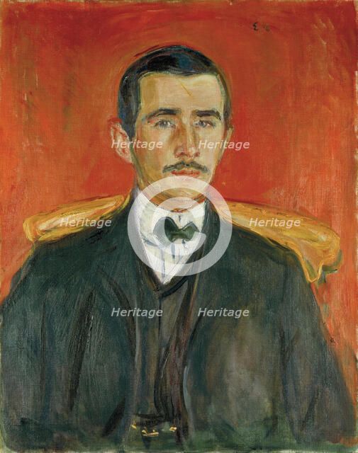 Portrait of Herbert Esche, 1905. Creator: Munch, Edvard (1863-1944).