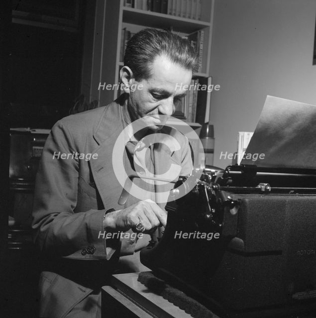 Portrait of Herman Rosenberg, 1938. Creator: William Paul Gottlieb.