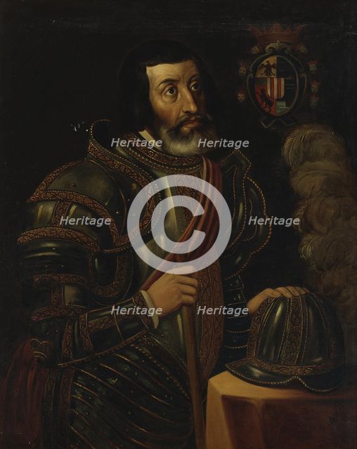 Portrait of Hernán Cortés (1485-1547).