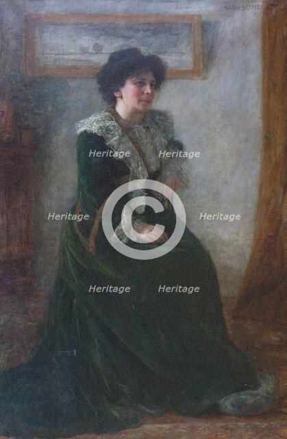 Portrait of Hertha Ayrton, née Sarah Marks (1854-1923), c. 1903-1906.