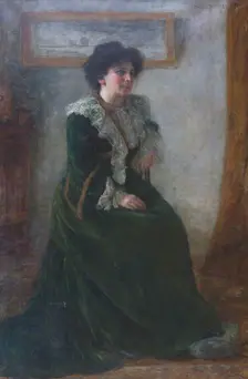 Portrait of Hertha Ayrton, née Sarah Marks (1854-1923), c. 1903-1906