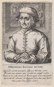 Portrait of Hieronymus Bosch. From Pictorum aloquot celebrium præcipué Germaniæ Inferioris, 1610