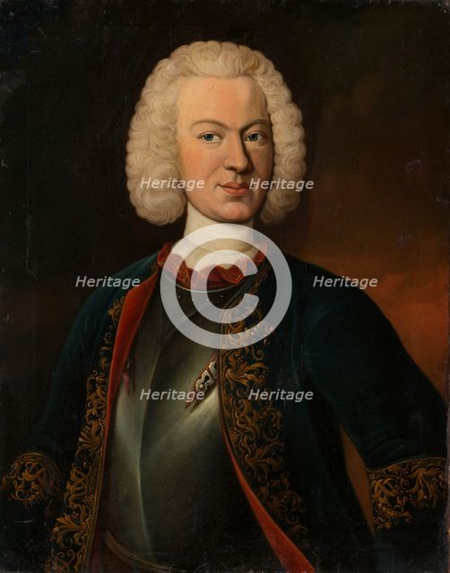 Portrait of Hieronymus Georg von Holzhausen (1726-1755), c1740-1750. Creator: German Master.