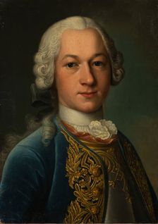 Portrait of Hieronymus Georg von Holzhausen (1726-1755), c1745-1755. Creator: German (Hessian?) Master around 1750