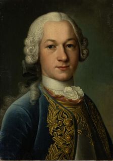 Portrait of Hieronymus Georg von Holzhausen (1726-1755), c1745-1755. Creator: German (Hessian?) Master around 1750