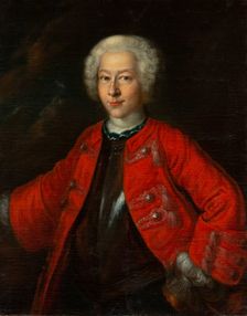 Portrait of Hieronymus Georg von Holzhausen, 1735-1745. Creator: German Master