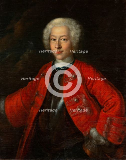 Portrait of Hieronymus Georg von Holzhausen, 1735-1745. Creator: German Master.