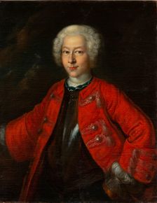 Portrait of Hieronymus Georg von Holzhausen, 1735-1745. Creator: German Master