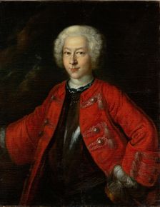 Portrait of Hieronymus Georg von Holzhausen, 1735-1745. Creator: German Master