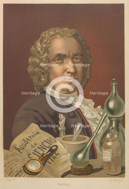 Portrait of Hilaire-Marin Rouelle (1718-1779), 1879. Creator: Planella y Rodríguez, Juan (1849-1910).