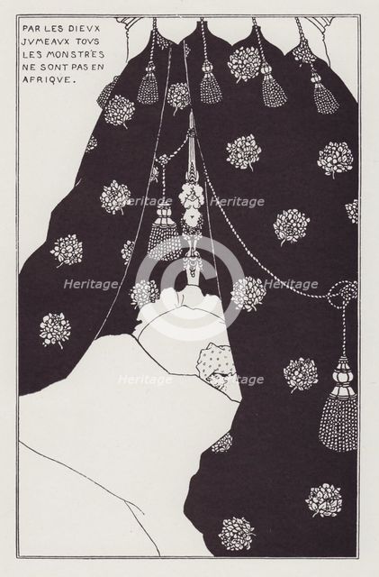 Portrait of Himself, 1894. Creator: Aubrey Beardsley.