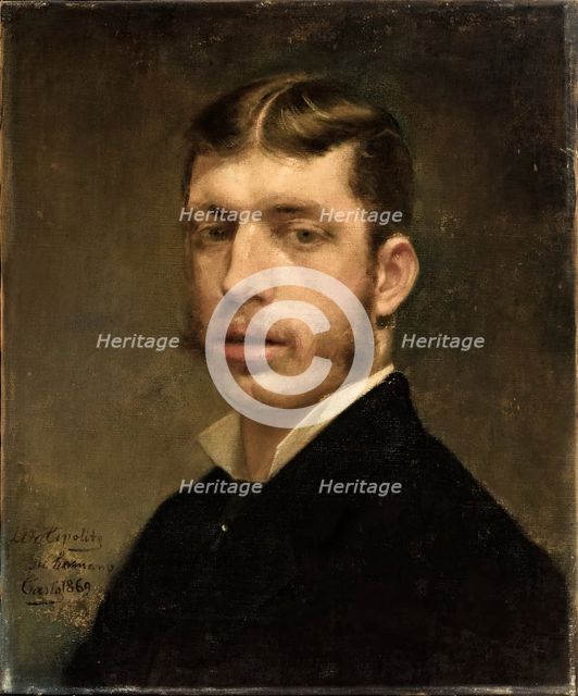 Portrait of Hipólito Rossy y Paul, 1869. Creator: Casto Plasencia Maestre.