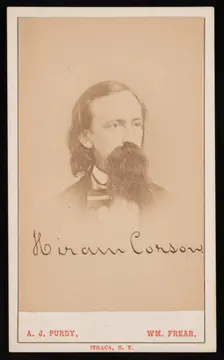 Portrait of Hiram Corson (1828-1911), Circa 1870s. Creator: Purdy & Frear