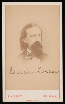 Portrait of Hiram Corson (1828-1911), Circa 1870s. Creator: Purdy & Frear