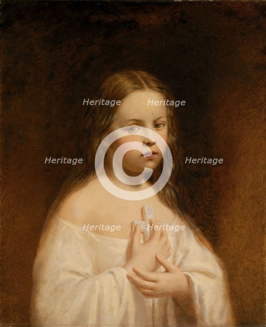 Portrait of Hiram Powers' Daughter, n.d. Creator: Miner Kilbourne Kellogg.