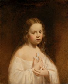Portrait of Hiram Powers Daughter, n.d. Creator: Miner Kilbourne Kellogg