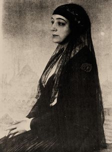 Portrait of Huda Sharawi (1879-1947). Creator: Unknown photographer