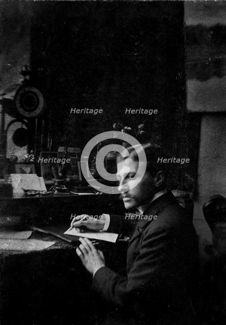 Portrait of Hugo von Hofmannsthal (1874-1929), ca 1899. Creator: Anonymous.