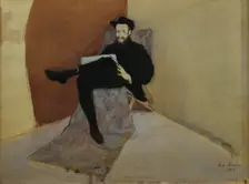 Portrait of Hugo Simberg, 1903. Creator: Antti Faven