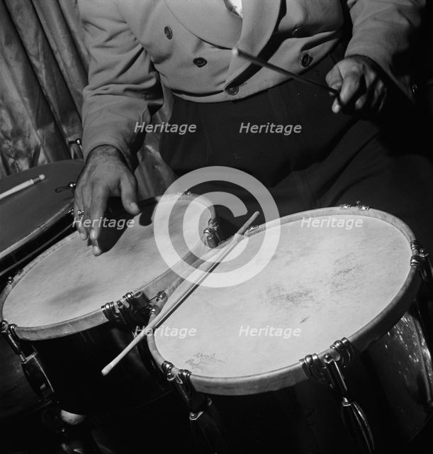 Portrait of Humberto López Morales, Glen Island Casino(?), New York, N.Y., ca. July 1947. Creator: William Paul Gottlieb.