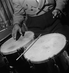Portrait of Humberto López Morales, Glen Island Casino(?), New York, N.Y., ca. July 1947. Creator: William Paul Gottlieb