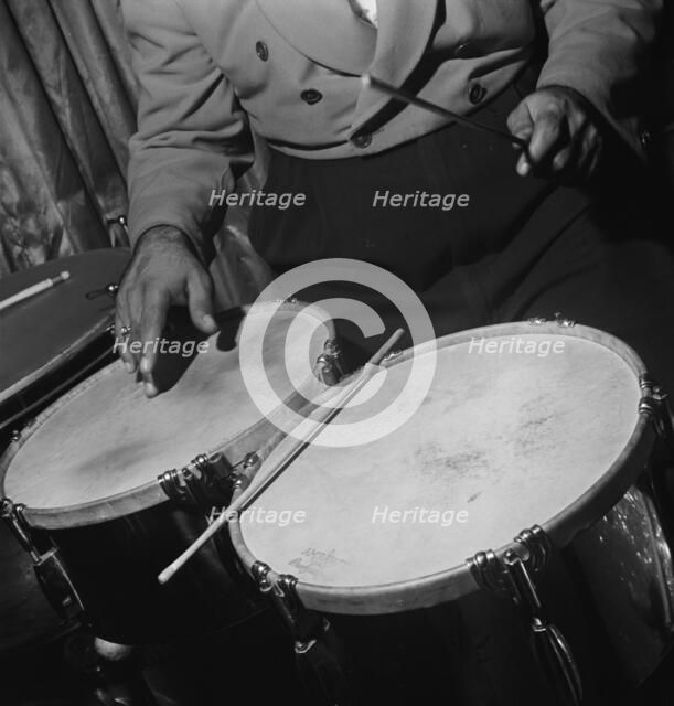 Portrait of Humberto López Morales, Glen Island Casino(?), New York, N.Y., ca. July 1947. Creator: William Paul Gottlieb.