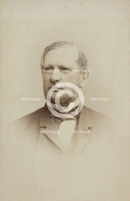 Portrait of husband, stockbroker Jacob Dahl married to Ida Dahl, 1890-1910. Creator: Abraham Wilhelm Eurenius.