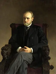 Portrait of I.F. Doss, 1900. Creator: Ilya Savich Galkin