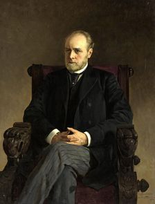 Portrait of I.F. Doss, 1900. Creator: Ilya Savich Galkin