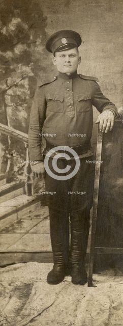 Portrait of I.M. Zonov, 1914. Creator: Unknown.