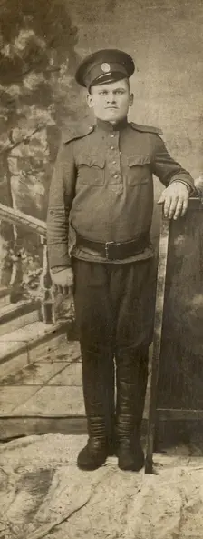 Portrait of I.M. Zonov, 1914. Creator: Unknown